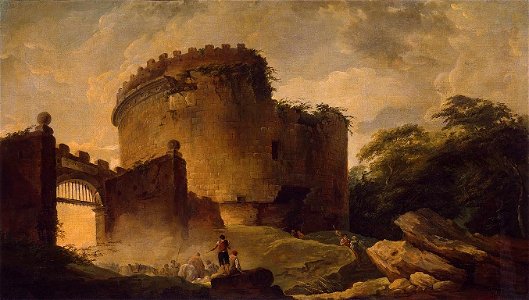 Hubert Robert - Tomb of Cecilia Metella