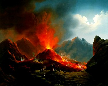 Hubert Sattler Vulkanausbruch am Vesuv