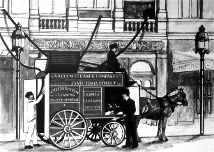 Hubert Cecil Booth Straßenstaubsauger von 1901