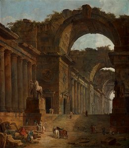 Hubert Robert - The Fountains - 1900.385 - Art Institute of Chicago