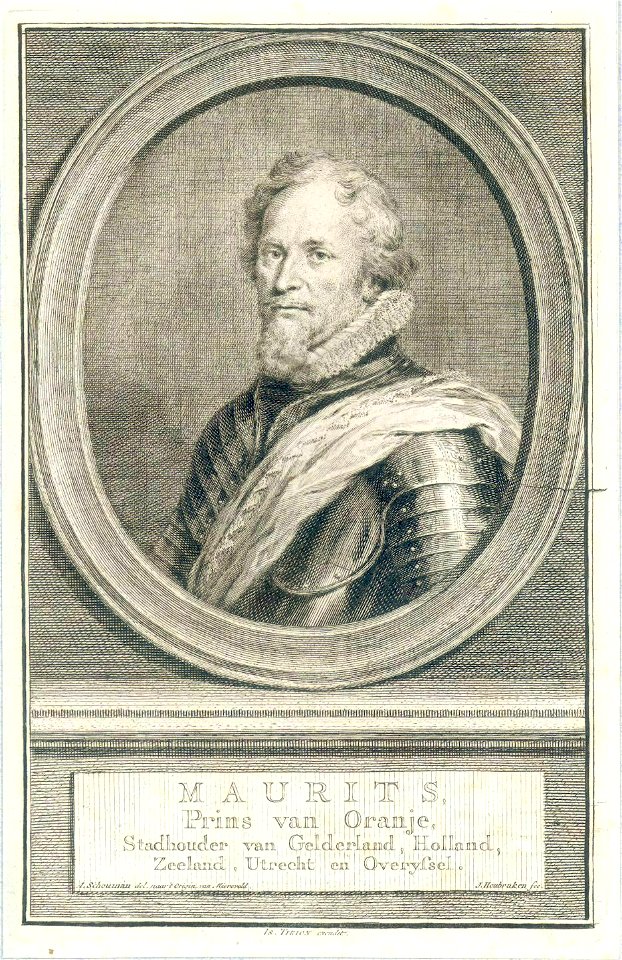 HUA-39110-Portret van Maurits van Oranje geboren 1567 Prins van Oranje 1619 1625 stadhouder van Utrecht 1590 1625 overleden 1625 Borstbeeld links in harnas met 