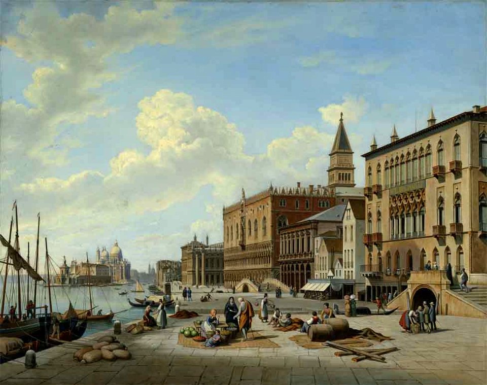 Hubert Sattler Riva degli Schiavoni Venedig