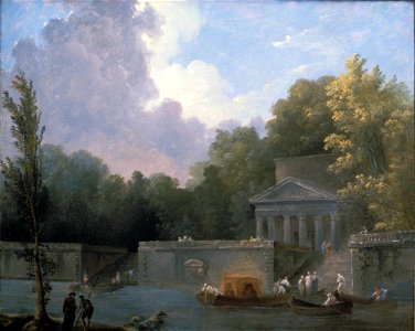 Hubert Robert - Park Scene - 28.93 - Detroit Institute of Arts