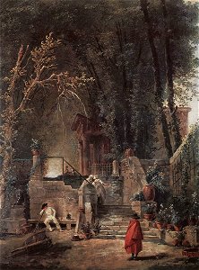 Hubert Robert - Italian Park - WGA19585