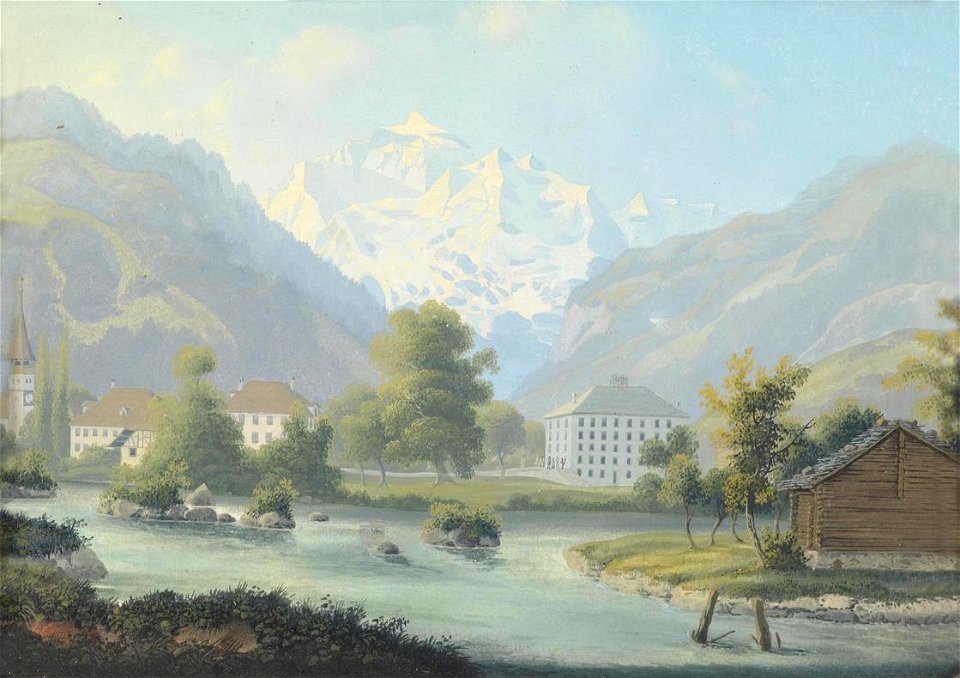 Hubert Sattler - Motiv vom Berner Oberland