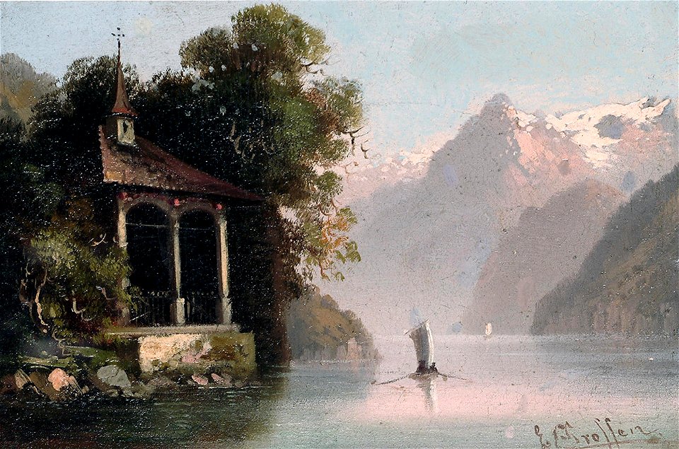 Hubert Sattler - Die Tell Kapelle am Vierwaldstättersee