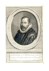 HUA-39347-Portret van Johannes Uyttenbogaert geboren Utrecht 11 februari 1557 predikant te Utrecht 1584 1589 en te s Gravenhage onder anderen van Prins Maurits 