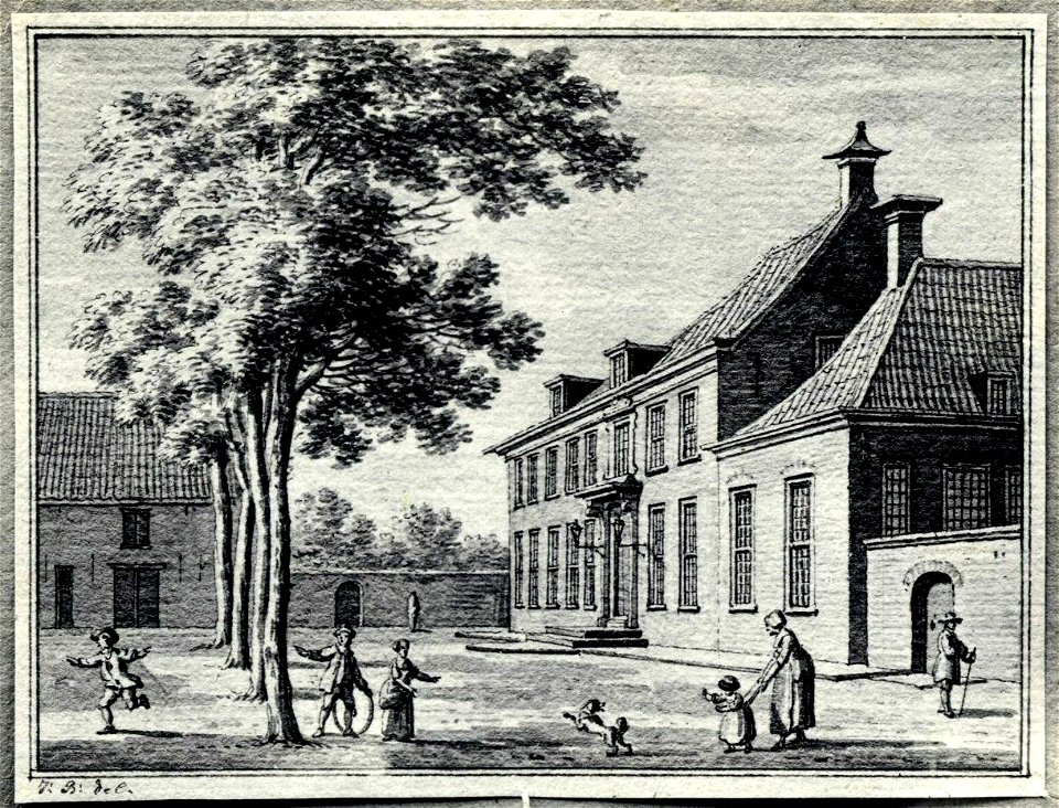 HUA-6355-Gezicht op het Prinsenhuis te Wijk bij Duurstede