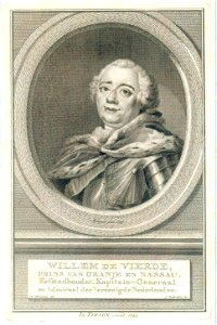 HUA-39120-Portret van Willem IV van Oranje geboren 1711 Prins van Oranje 1711 1751 stadhouder van Utrecht 1747 1751 overleden 1751 Borstbeeld links in harnas en
