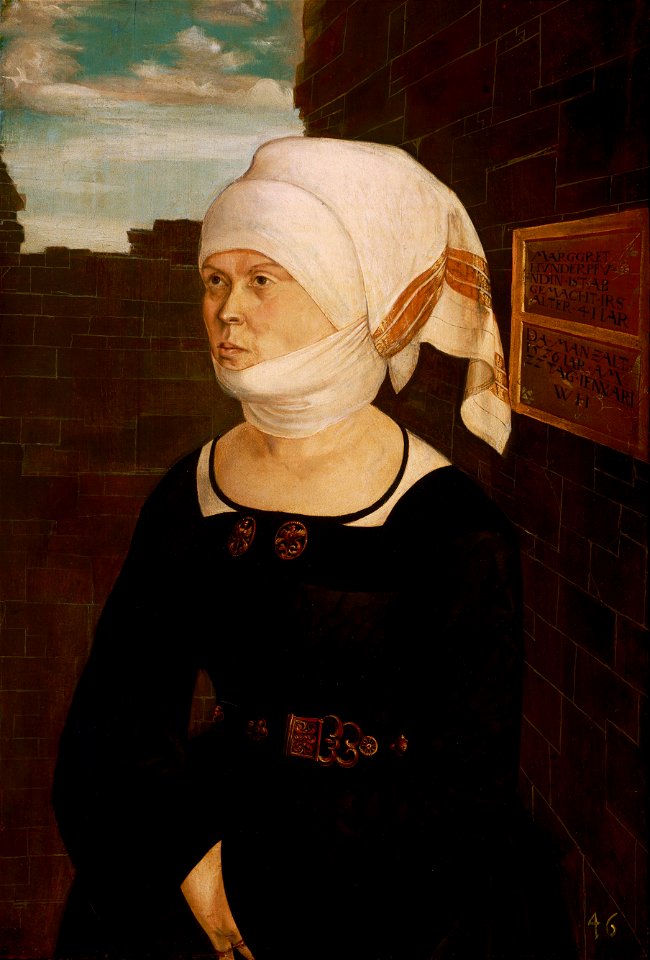 Wolf Huber - Bildnis der Margarete Hundertpfundt (1526)