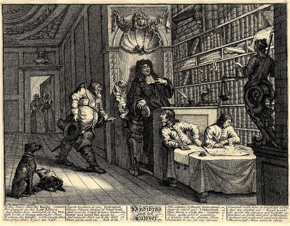 Hudibras and the Lawyer (BM 1847,0508.14 1)