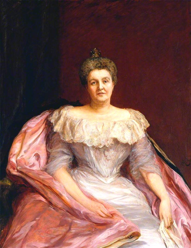 Hubert von Herkomer (1849-1914) - Portrait of Lady Tate - T07477 - Tate