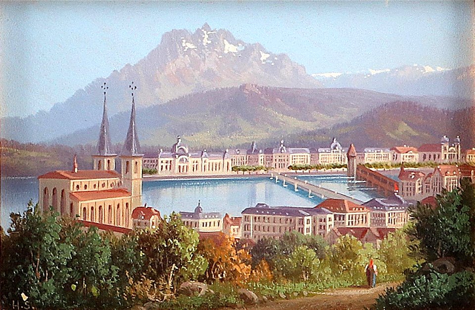 Hubert Sattler - Luzern mit Pilatus