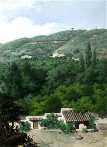 Huerta de Morales en la sierra by Rafael Romero Barros