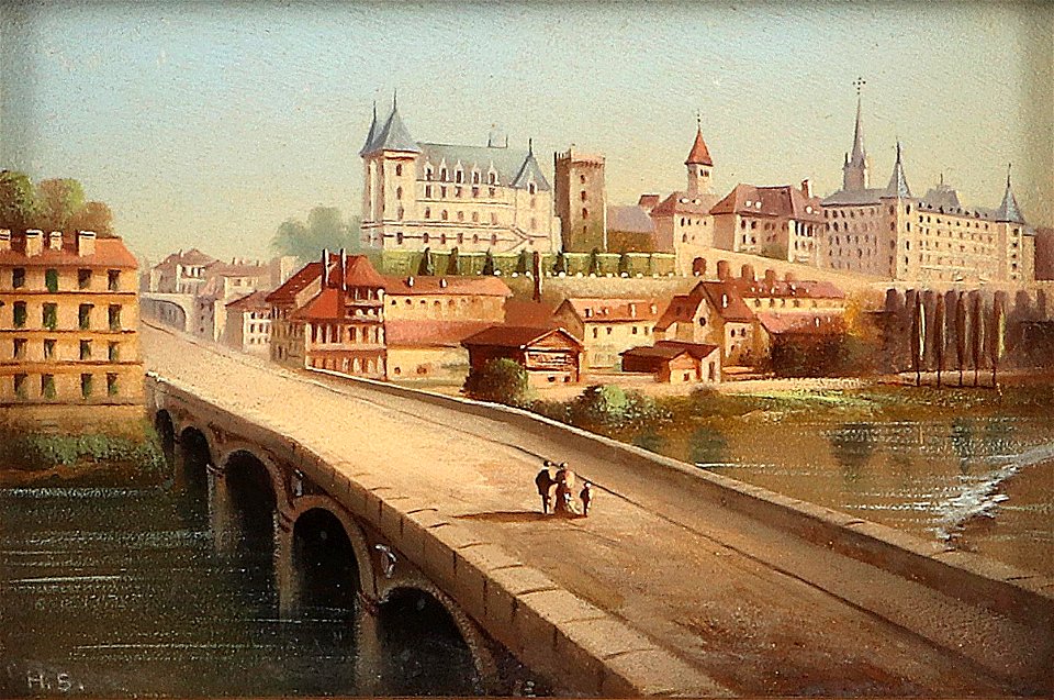 Hubert Sattler - Brücke in Genf