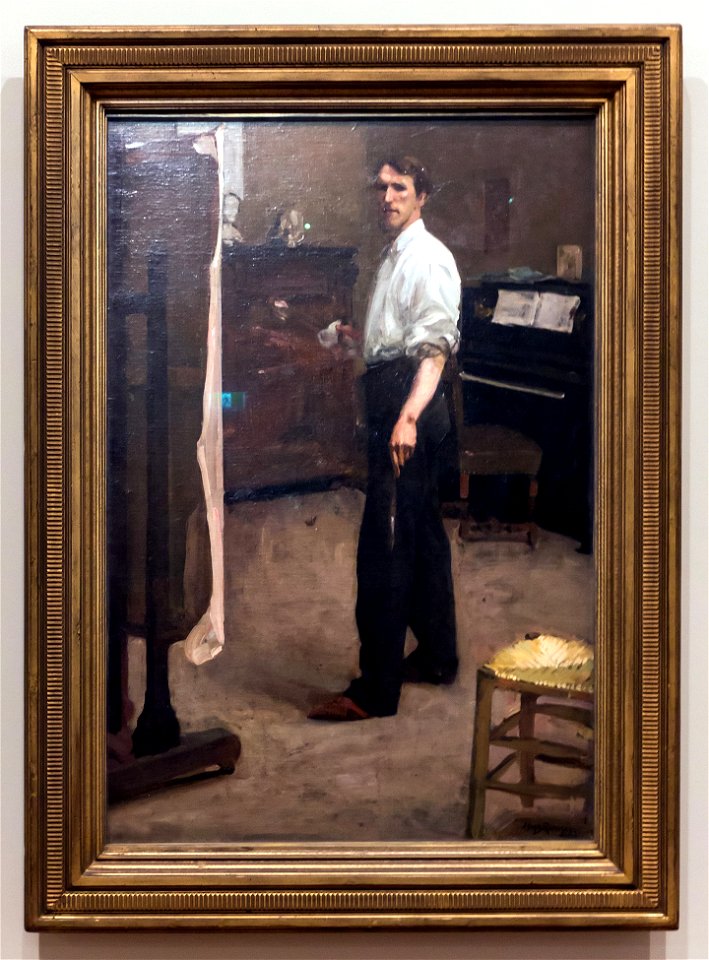 Hugh Ramsay, Portrait of the Artist Standing Before Easel (1901-1902)