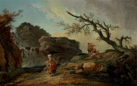 Hubert Robert - La Cascade
