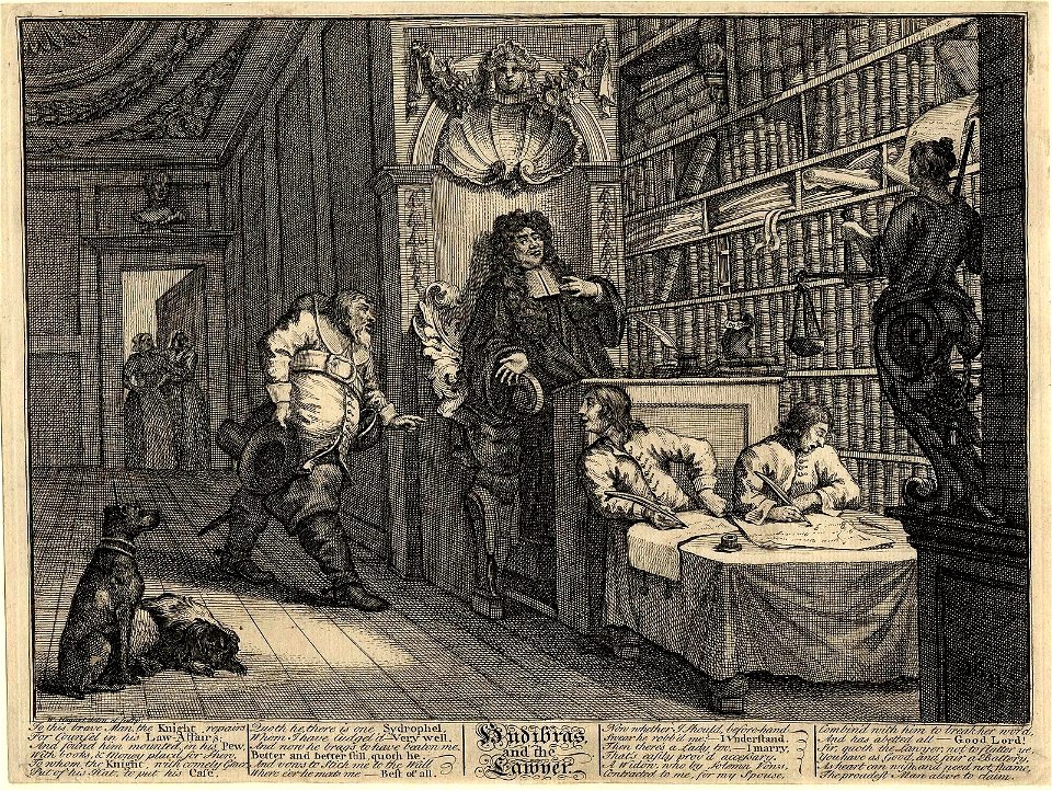 Hudibras and the Lawyer (BM S,2.17)