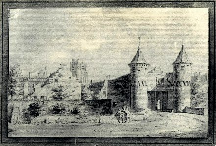 HUA-6339-Gezicht op de Veldpoort te Wijk bij Duurstede