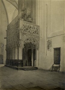 HUA-500869-Interieur van de St Joriskerk Hof 1 te Amersfoort het oxaal voor het koor
