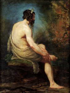 Hubert Maurer Moses vor dem brennenden Dornbusch