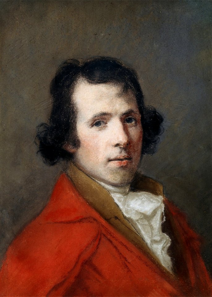 Hugh Douglas Hamilton - Portrait of Antonio Canova