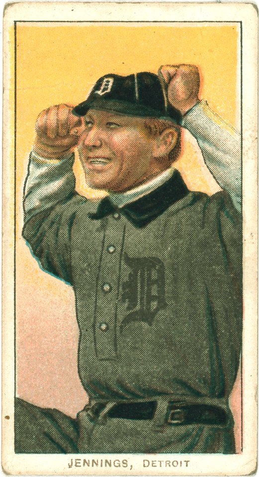 Hughie Jennings, Detroit Tigers, baseball card portrait LCCN2008676586