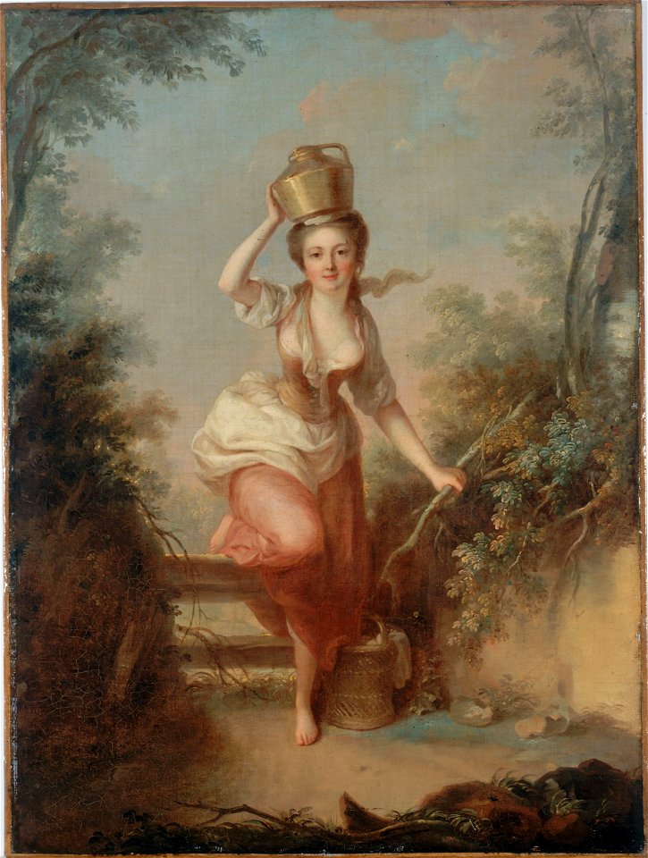 Huet, Jean-Baptiste (dit l'Ancien) - La Laitière - J 69 - Musée Cognacq-Jay