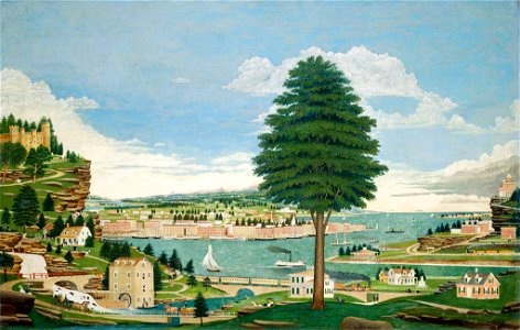 Jurgan Frederick Huge - Composite Harbor Scene with Castle - 1969.11.2 - National Gallery of Art