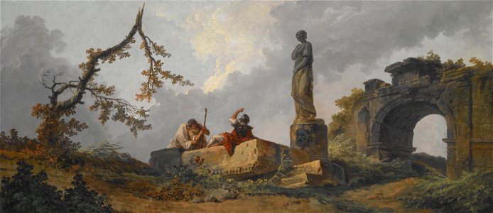 Hubert Robert - The Statue - 2015.31 - Indianapolis Museum of Art
