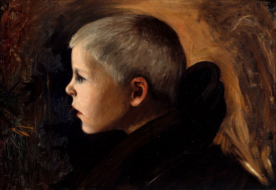 Hugo Simberg - Boy from Säkkijärvi - A-2002-466 - Finnish National Gallery