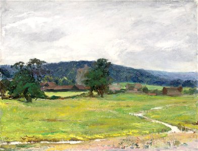 Sir Hubert von Herkomer - The distant church