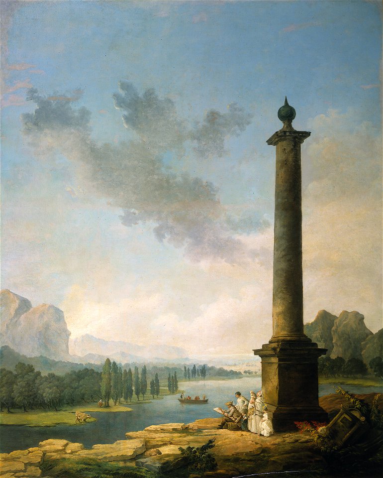 Hubert Robert - The Column - 32-1956 - Saint Louis Art Museum