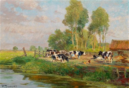 Hugo Darnaut - Cows in the Pasture