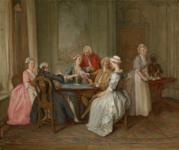 Hubert-François Gravelot - A Game of Quadrille - B2011.34 - Yale Center for British Art