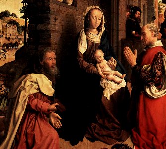 Hugo van der goes monforte altarpiece detail 02