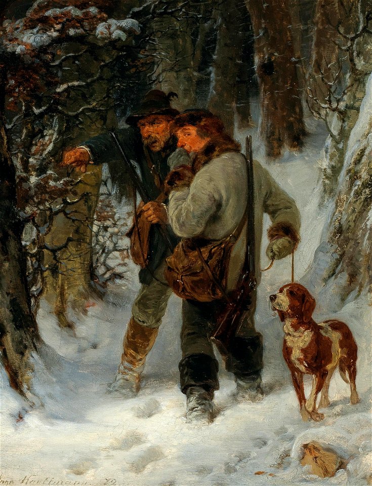 Hugo Kauffmann Wild in Sicht 1872