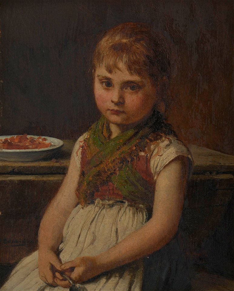 Hugo Oehmichen (1843-1932) - A Country Girl - RCIN 403694 - Royal Collection