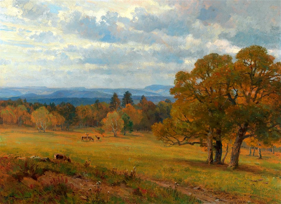 Hugo Darnaut - Waldwiese in Merkenstein