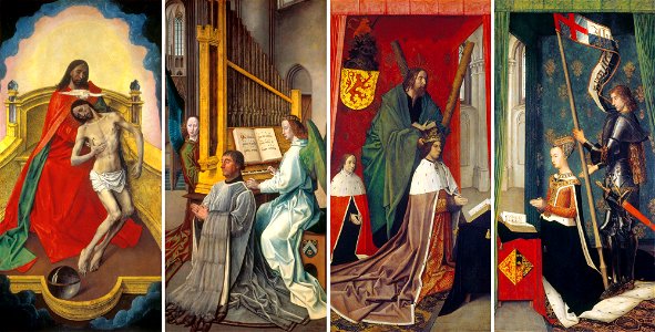 Hugo van der Goes - The Trinity Altarpiece