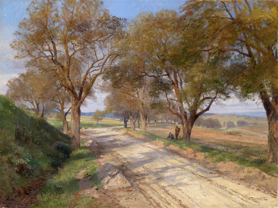 Hugo Darnaut Landstraße bei Plankenberg 1898