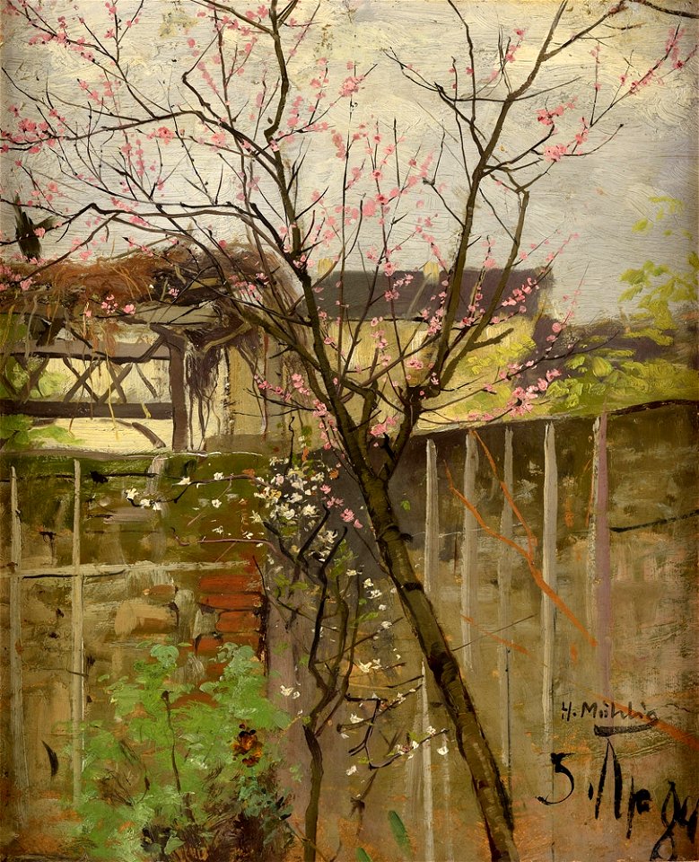 Hugo Mühlig Frühling 1884