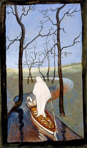 Hugo Simberg - The Stream of Life, On the River of Life - A II 968-20 - Finnish National Gallery
