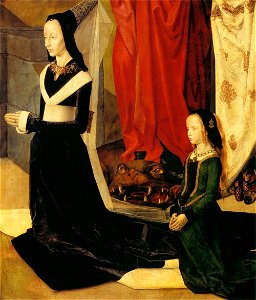 Hugo van der goes portinari triptych right maria and margaret portinari