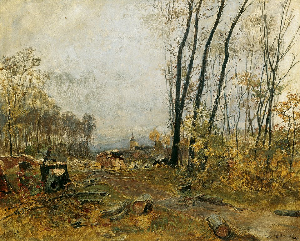 Hugo Charlemont - Au bei Klosterneuburg - 2786 - Österreichische Galerie Belvedere