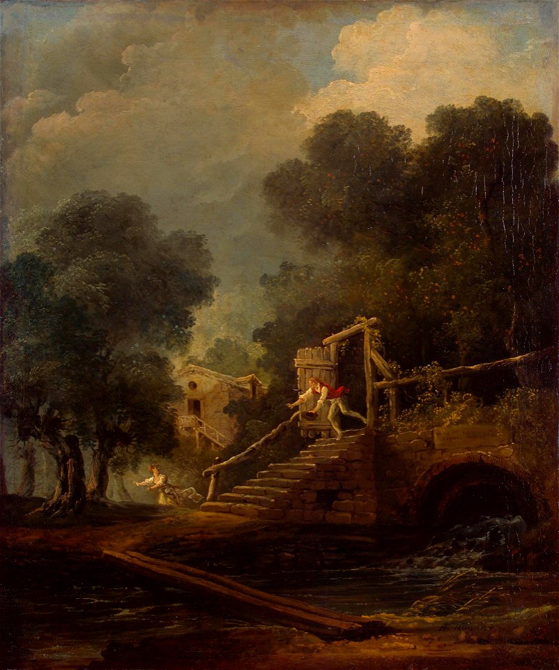 Hubert Robert - Flight of Galatea
