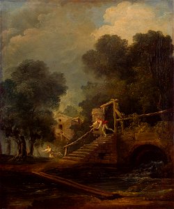 Hubert Robert - Flight of Galatea