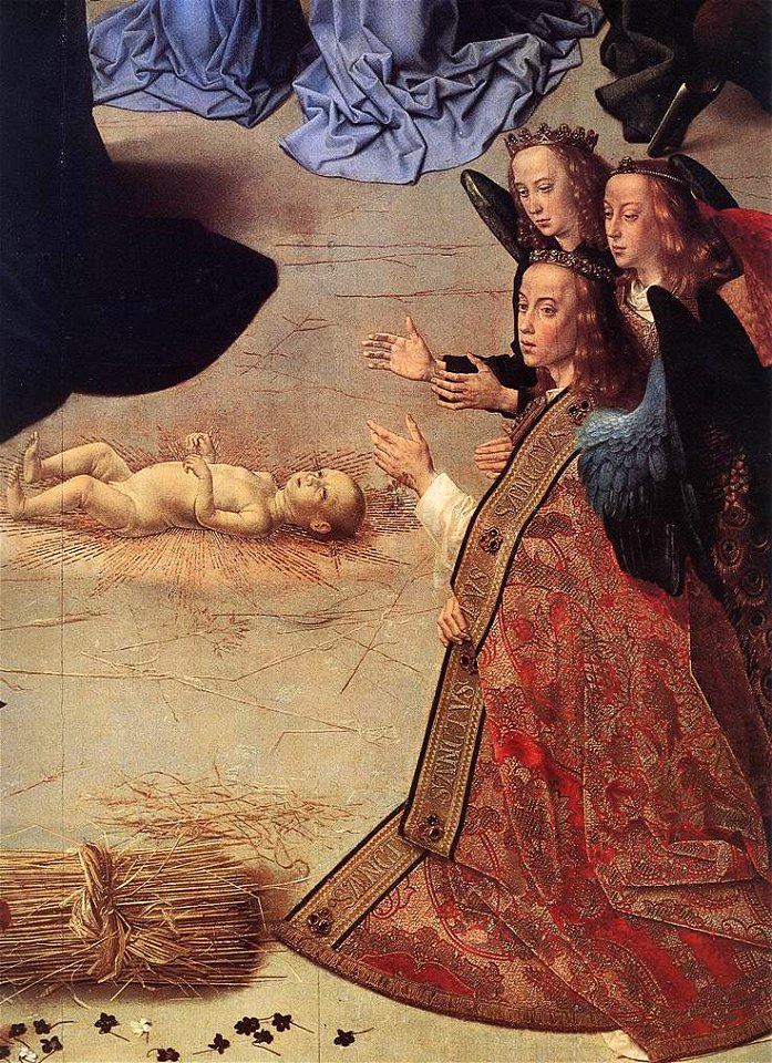Hugo van der Goes - The Adoration of the Shepherds (detail) - WGA9705