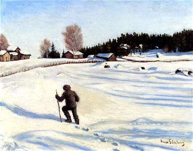 Hugo Simberg - Winter Landscape