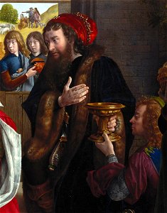 Hugo van der Goes - The Adoration of the Kings (Monforte Altar) - detail